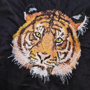 Tiger Embroidery